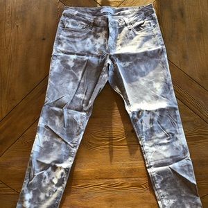 Express gray wash skinny pants